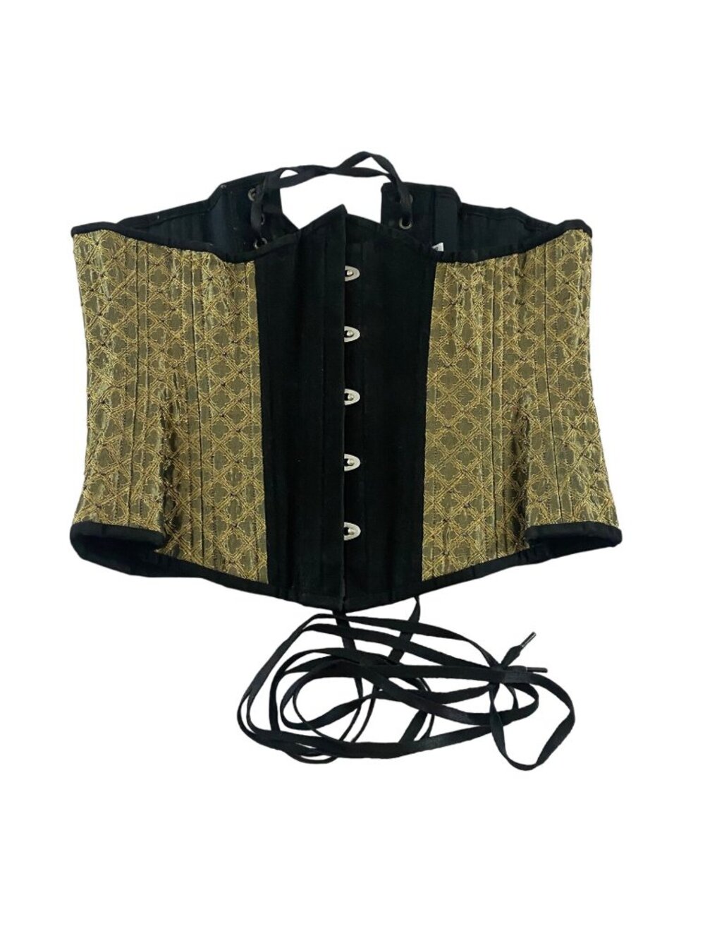 Hearts Delight Women's Gold Underbust Renaissance Corset - 28